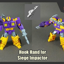 hook hand siege impactor game wfc transformers 3d print model - Mito3D