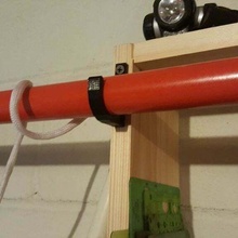 hook hanger pipe pole organization 3d print model - Mito3D