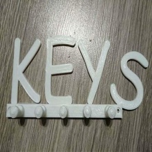 hook keeper holder housekeeper keys hanger household_supplies 3d print model - Mito3D