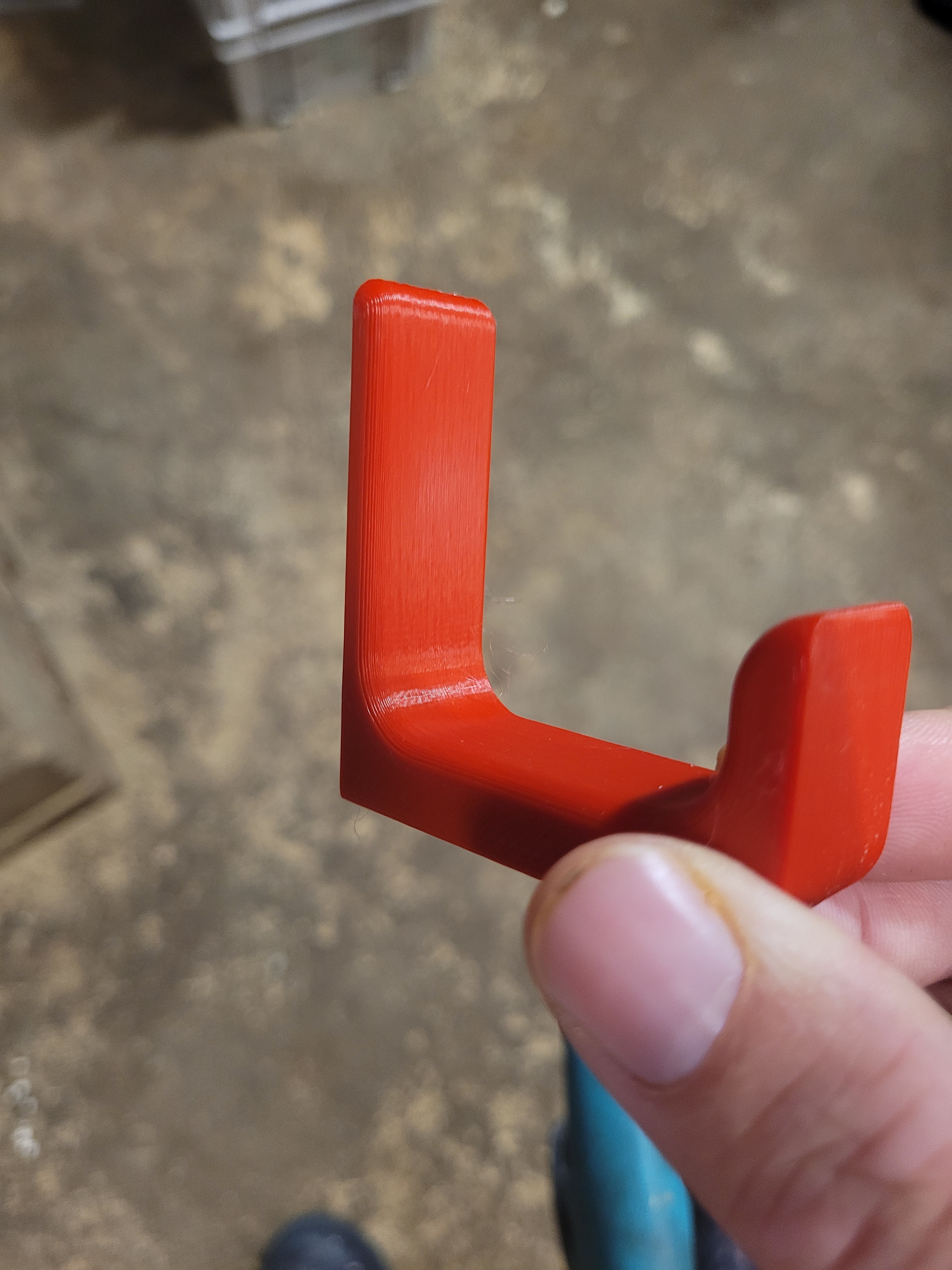 gancho metal estantería bolso herramienta gabinete estante 3D print model - Mito3D