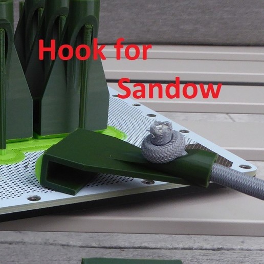 Haken sandow home bungee-Seile 3D print model - Mito3D