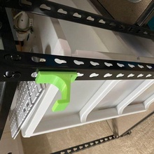hook shelf muscle rack sport outdoors 3d print model - Mito3D
