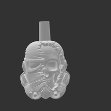 hooka shisha strom trooper half skull various stromtrooper 3d print model - Mito3D