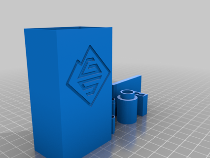 hookah box drip tip drip tip hookah  3d print model - Mito3D