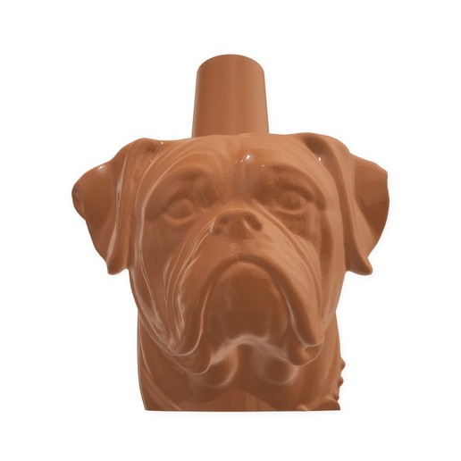 cachimba shisha boxer perro boquilla humo pipa agua boxeador mascota raza 3D print model - Mito3D