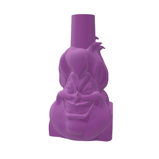 cachimba shisha ursula varios boquilla de humo pipa agua la disney sirenita sirena poco villano villana 3D print model - Mito3D