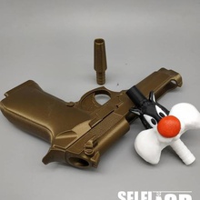 pipa de agua la boquilla pistola art arma fuego fácil impresión útil 3d print model - Mito3D
