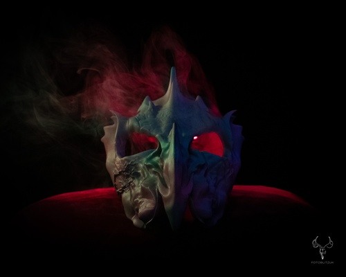 hookbill demon mask 3d print model - Mito3D