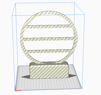 hoop display stand ring exhibitor hoops jewelry fashion marketing 3d print model - Mito3D