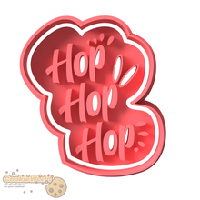 hop cookie cutter & stamp 3d print model - Mito3D