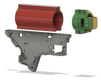 saut hpa moteur agrafe jouet airsoft 3d print model - Mito3D