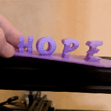 hope 2022 gadget illusion letters art decoration text year 3d print model - Mito3D