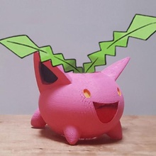 hoppip planter home pokemon succulent toy go plant 3d print model - Mito3D
