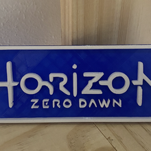 horizonte amanecer logo estación juegos vídeo 3d print model - Mito3D