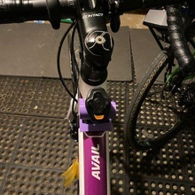 horizontal bike mount tube bicycle gadget sporting goods handle bars bar mountain road cycling 3d print model - Mito3D