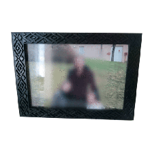 horizontal vertical tribal photo frame home framework 3d print model - Mito3D