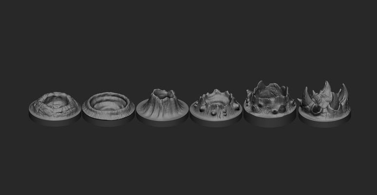 horn base stand 3d print model - Mito3D
