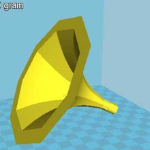 horn connection pipes gadget audio 3d print model - Mito3D