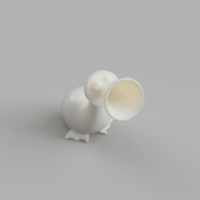 horn Ente alice im Wunderland Kunst nel paese delle meraviglie 3d print model - Mito3D