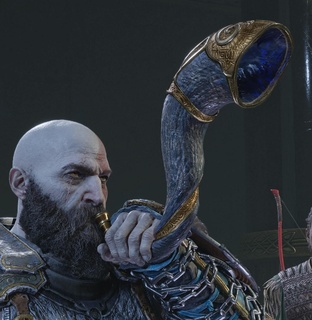 chifre heimdall Deus guerra crânio cosplay morto articulando armaduras espada luminária Kratos viking hulk she maravilha dc 3d print model - Mito3D