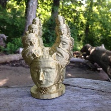 cornes de bouddha art les opérations booléennes la sculpture sculptures 3d print model - Mito3D