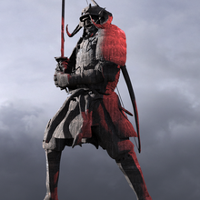 horned demon samurai