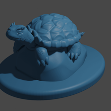 chifres de tartaruga a arte dnd miniatura tampo mesa figura escultura picos shell animais 3d print model - Mito3D