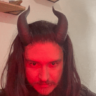 horns horn goat devil demon satyr faun costume cosplay olives 3d print model - Mito3D