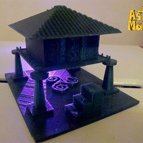 horreo arquitetura astur astúrias gijn asturmaker construção 3D print model - Mito3D