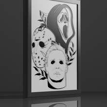 Horror decorativo quadro Armação 3d print model - Mito3D