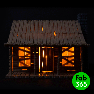 horror house - inspired 'evil dead' fab365 evil dead 3d print model - Mito3D