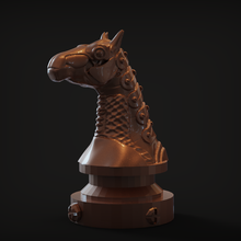 horse knight steampunk gioco cavallo 3d print model - Mito3D