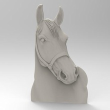 horse art animal nature creation model 3d beauty stl head 3d print model - Mito3D
