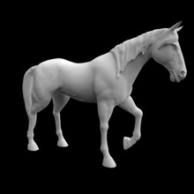 Pferd Kunst Modell asb bighorse 3d 3d print model - Mito3D