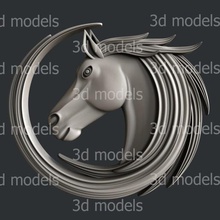 Pferd Kunst vcarve Sie Streben artcam magic Knochen Drucker 3dmodels 3d print model - Mito3D
