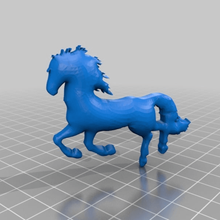 horse game animals 3d print model - Mito3D
