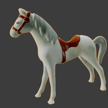 horse horseback riding toy pony 3d print model - Mito3D