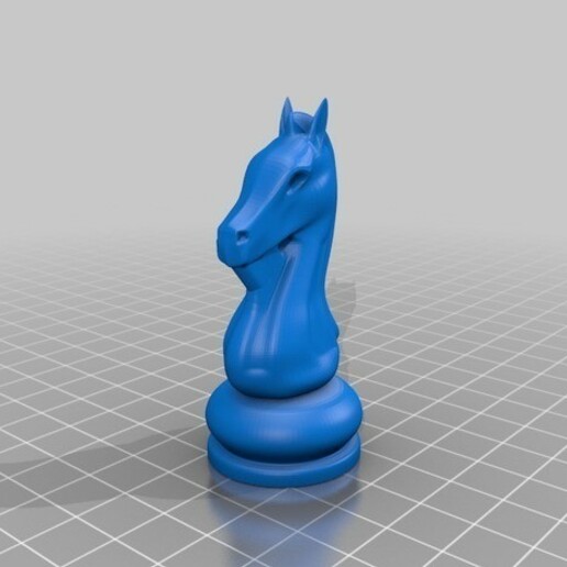 caballo juegos ajedrez partes obispo dama torre peón reina 3D print model - Mito3D