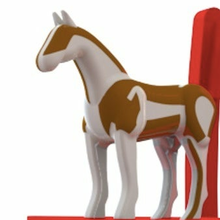 cavallo animale animali creatura dnd prigione Dungeons and Dragons dungeon draghi cavalli pony cavalcata 3d print model - Mito3D