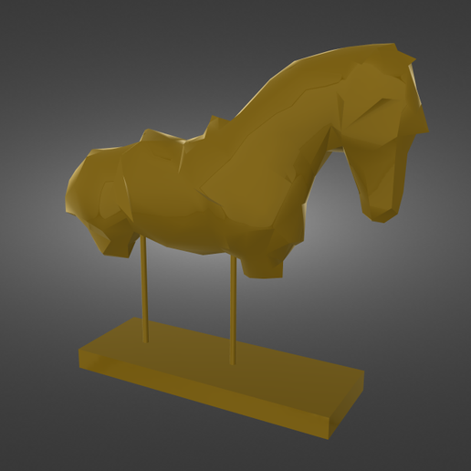 cheval 3D print model - Mito3D