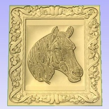 horse various stl relief 3d 3d print model - Mito3D