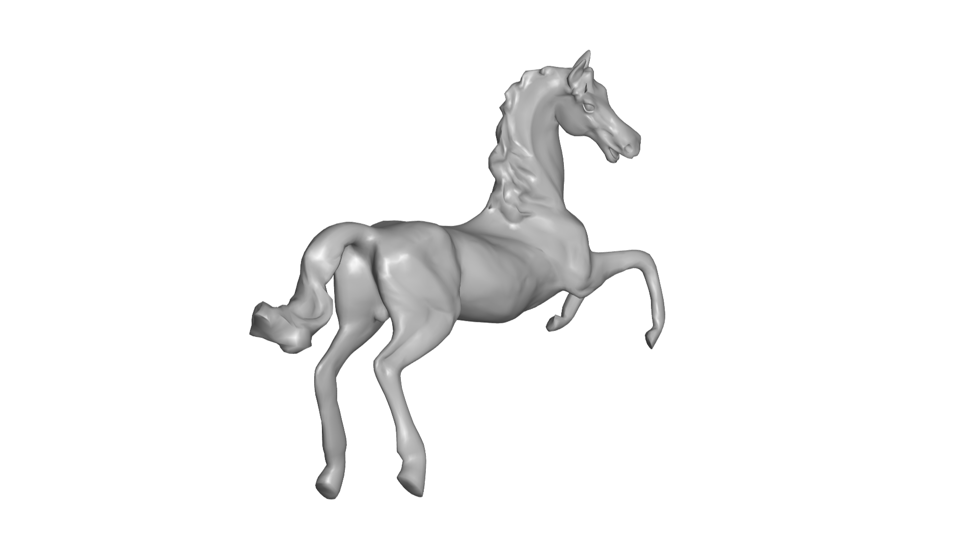 caballo 3D print model - Mito3D