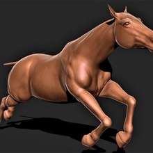 cheval 002 3d print model - Mito3D