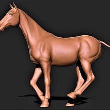 Pferd 003 3d print model - Mito3D