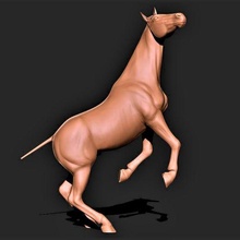 cheval 004 3d print model - Mito3D