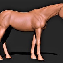 Pferd 006 3d print model - Mito3D