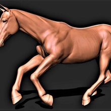 horse 021 3d print model - Mito3D
