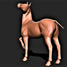 Pferd 034 3d print model - Mito3D