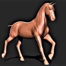 horse 037 3d print model - Mito3D