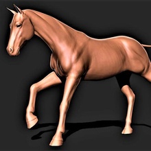 horse 039 3d print model - Mito3D
